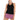 Women's Rib  Tank with Bra Black