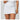 Women's 14 Inch High Waisted Diamond Jacquard  Skort White