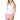 Women's Shockin' Stripes  Tank with Bra White