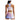 Women's Court Crop Top White and Indigo