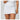 Women's 14 Inch High Waisted Diamond Jacquard  Skort White