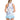 Women`s Navy Binding  Tank Aurora Sky