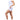 Women`s 13-inch  Skort White and Periwinkle