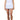 Women`s 13-inch  Skort White and Periwinkle