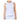 Women's Sleeveless Top White and Periwinkle