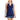 Women`s White Collar  Dress Navy