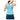 Women`s Peek Tennis Tank Tiffany Blue and Peacock