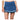Women`s Status 13 Inch  Skort Denim Blue and Peridot