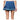 Women`s Status 13 Inch  Skort Denim Blue and Peridot