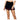 Women's Status 13 Inch Skort Black and Bright Pink