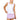Girls Racerback  Tank White and Lavender