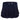 Women's Wavy Pleat Tier  Skort Midnight