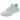 Women's K-Frame Pickleball Court Shoes White and Neon Mint