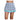 Women`s Hippy Smocked 14 Inch  Skort Multicolor