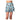 Women`s Stripe It Up Pickleball Skort Electric Blue