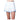 Women`s Linen Streak Pleated  Skort White