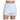 Women`s Groovy Stripe Pleated 14 Inch  Skort Heather Grey