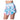Women`s Long Length Linen Intuition  Skort Periwinkle