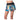 Women`s Stripe It Up Pleated  Skort Black
