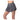 Women`s High Waist Pinstripe  Skort Black