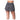 Women`s High Waist Pinstripe  Skort Black