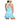 Women's Club Racerback Tank with Bra Cool Blue