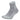 Unisex Unicorn Cushion  Ankle Socks Light Smoke and Iron Grey