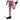 Women`s Dri-FIT One High-Waisted 7/8 French Terry Joggers Elemental Pink and Black