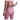 Women`s One HIgh-Waisted 7/8 Leggings with Pockets Elemental Pink and Black