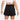 Women`s Court High-Waisted Heritage Phoenix Fleece  Shorts Black