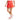 Women`s Club Pleat  Skort Semi Lucid Red