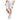 Men`s Club 3 Stripe 7 inch  Short White