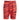 Men`s Club Graphic 9 Inch  Short Semi Lucid Red and Shadow Red
