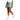Women`s Club Graphic  Skort Powder Teal and Preloved Teal