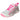Women's AvaFlash Court Shoes Core White and Lucid Pink