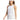 Women`s Club Graphic Tennis Tank White and Dash Grey