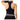 Womens Challenger Seamless Polo Tennis Tank Black and Gardenia