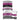 Unisex Mixed Hairbands Reflective Graphic 9 Pack White and Hot Fuchsia