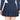 Women`s Essentials Pleated 13 Inch  Skort Black Iris