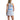 Women`s Cut Out  Dress with Pleats Bright White