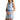 Women`s Cut Out  Dress with Pleats Bright White