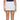 Womens A-Line  Skort with Pleated Back Blocking Bright White