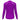 Womens Veronica Long Sleeve 1/4 Zip  Top Purple Cactus Flower