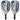 Typhoon Composite Pickleball Paddle Navy and Gray