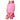 Girls' Pleated Short Sleeve Polo Pink