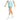 Women`s Solange 13.5 Inch  Skort Aqua Sky