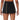 Womens Backspin ALine  Skort Black and Peach Pink