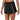 Womens Backspin ALine  Skort Black and Peach Pink
