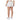Women's Asymmetrical Pleated  Skort White