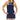 Women`s Steffi Zip Front  Dress Navy Blue